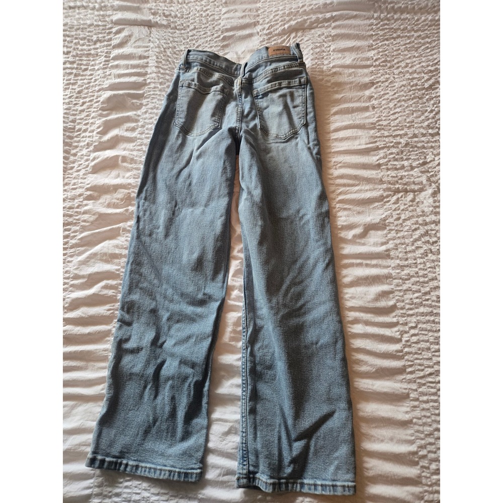 RSQ Loose Fit Light Wash Denim Jeans Boys Size 14 Blue Relaxed Straight Leg